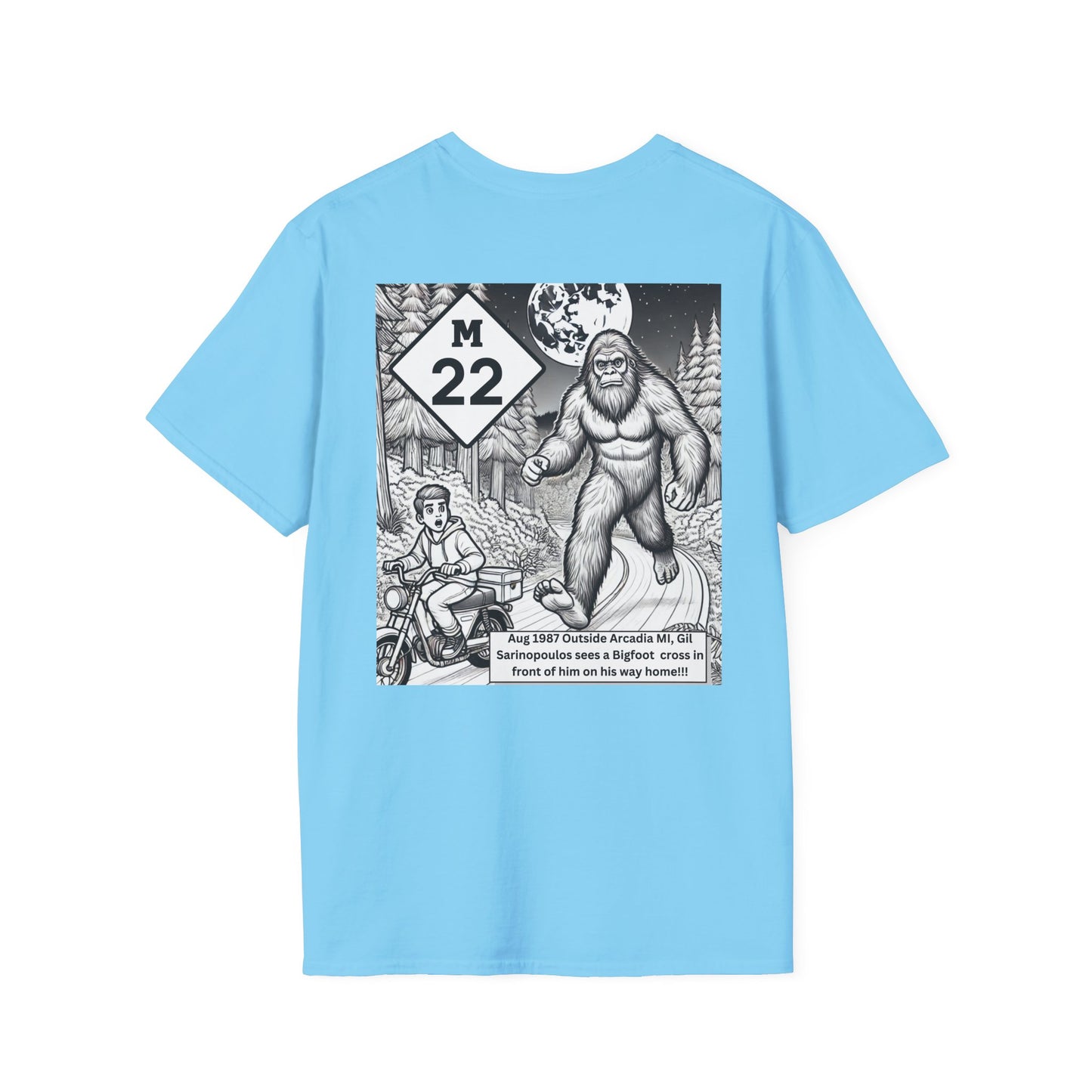 True Sightings Bigfoot Unisex T-Shirt - Fun and Playful Design for Adventure Lovers