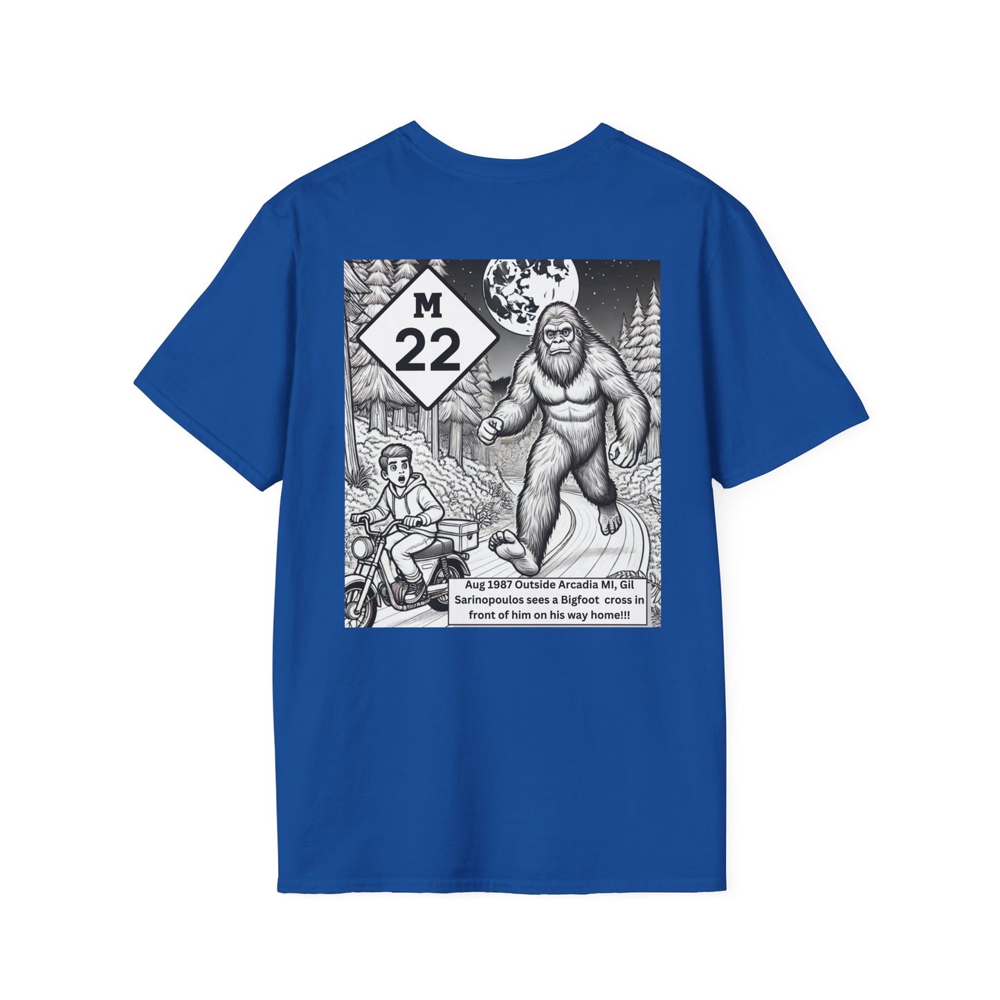True Sightings Bigfoot Unisex T-Shirt - Fun and Playful Design for Adventure Lovers