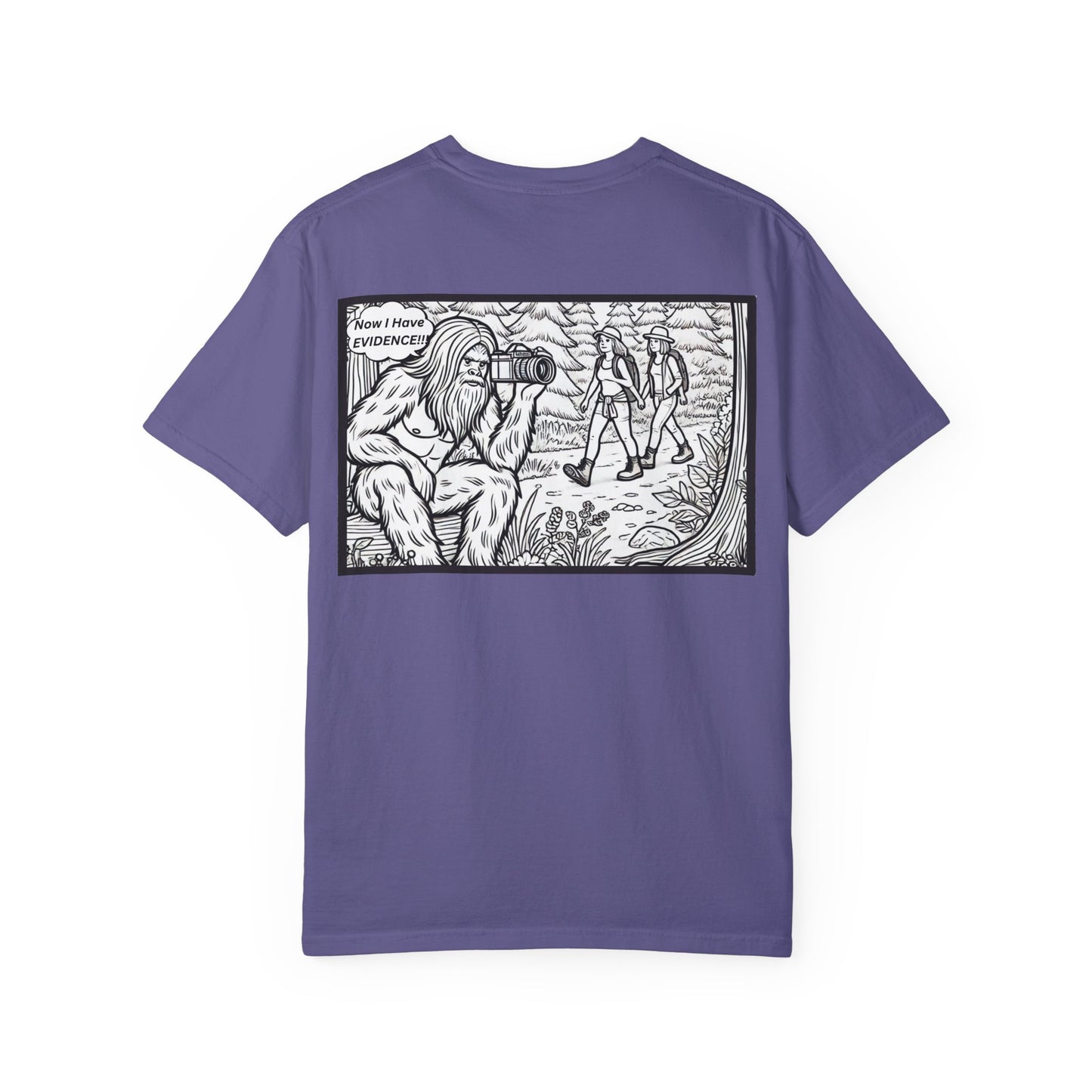True Sightings Unisex Garment-Dyed T-Shirt – Bigfoot Coloring Books 2024