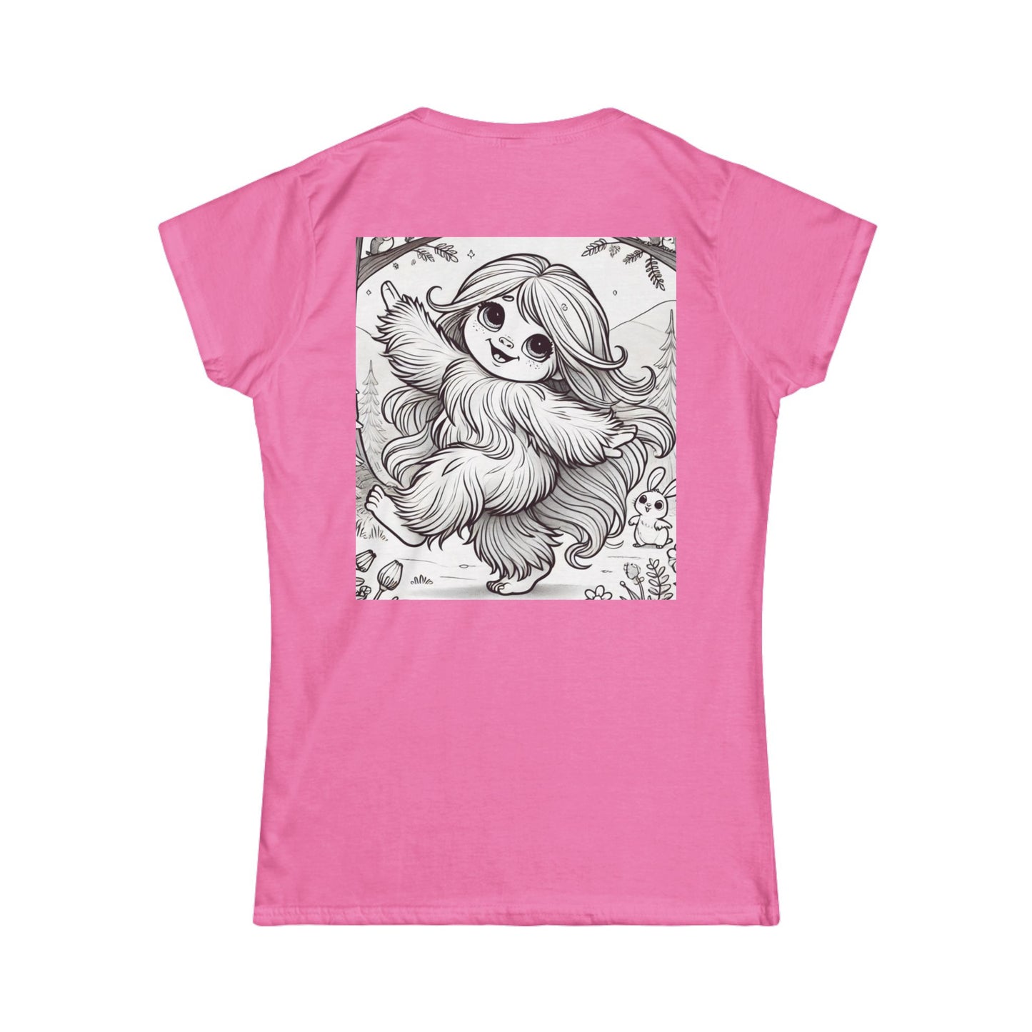 Women's Softstyle Tee - True Sightings Coloring Books Graphic Tee