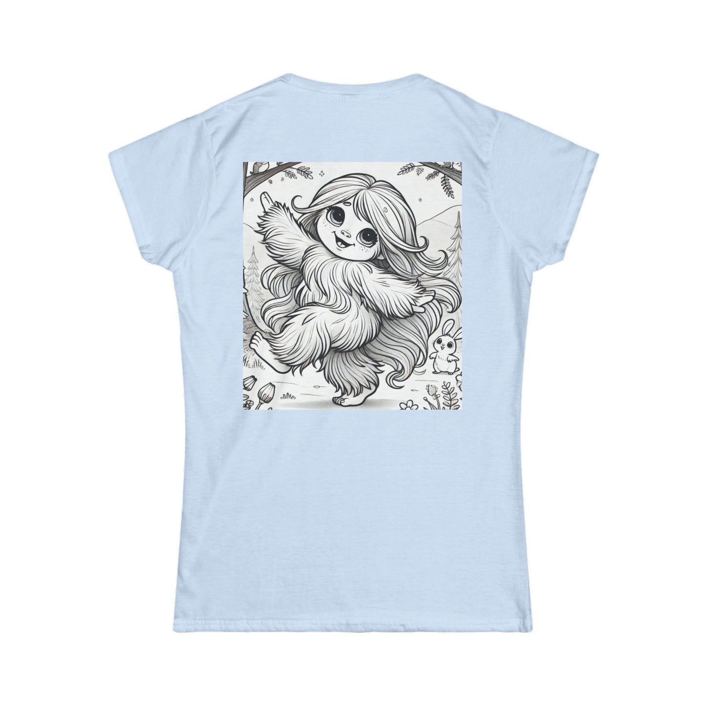 Women's Softstyle Tee - True Sightings Coloring Books Graphic Tee