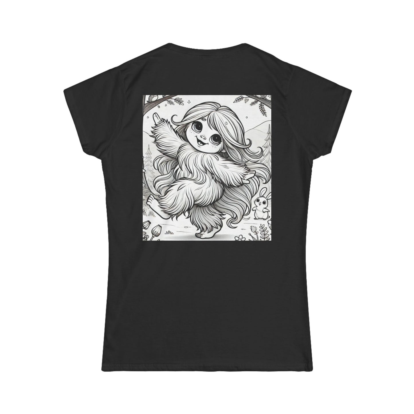Women's Softstyle Tee - True Sightings Coloring Books Graphic Tee
