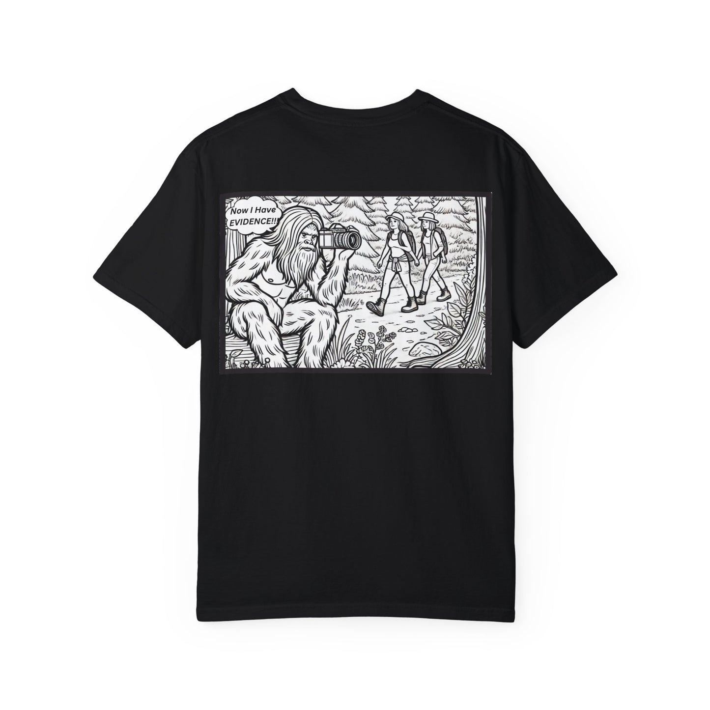 True Sightings Unisex Garment-Dyed T-Shirt – Bigfoot Coloring Books 2024