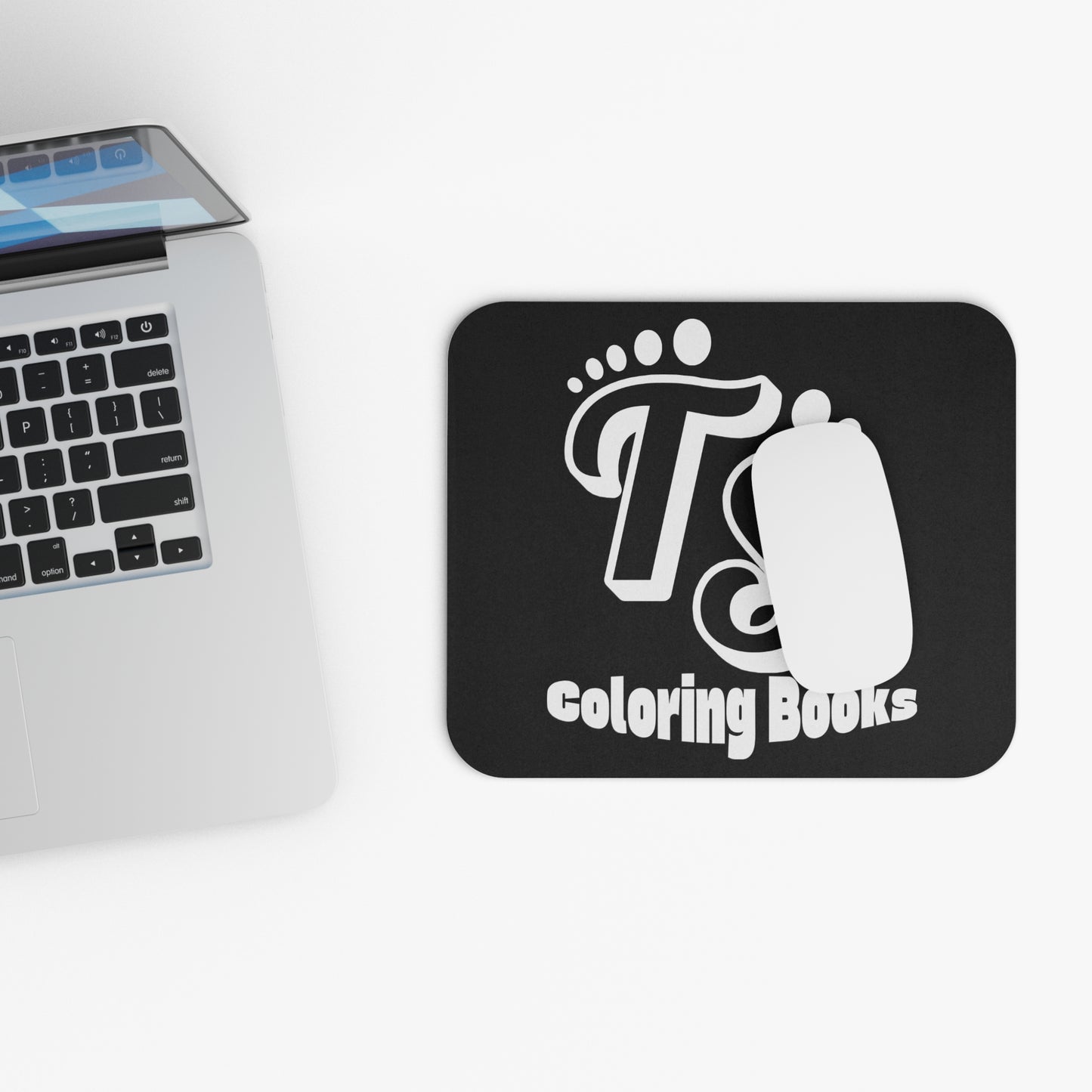 Creative Mouse Pad for Artists - 'TS Coloring Books' Design
