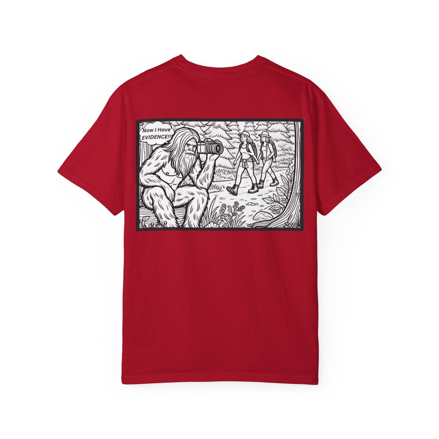 True Sightings Unisex Garment-Dyed T-Shirt – Bigfoot Coloring Books 2024