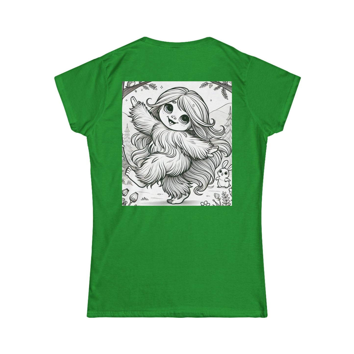Women's Softstyle Tee - True Sightings Coloring Books Graphic Tee