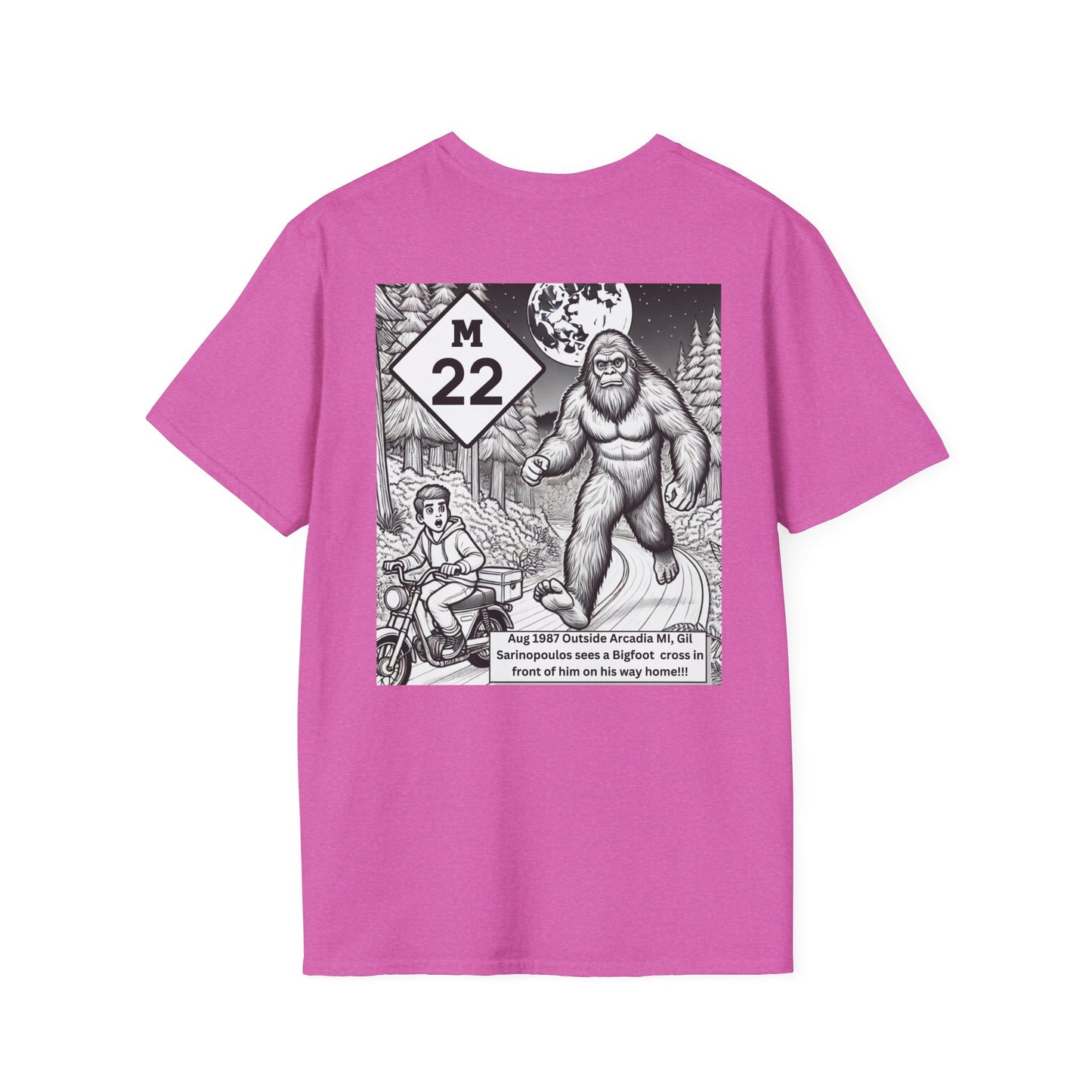 True Sightings Bigfoot Unisex T-Shirt - Fun and Playful Design for Adventure Lovers