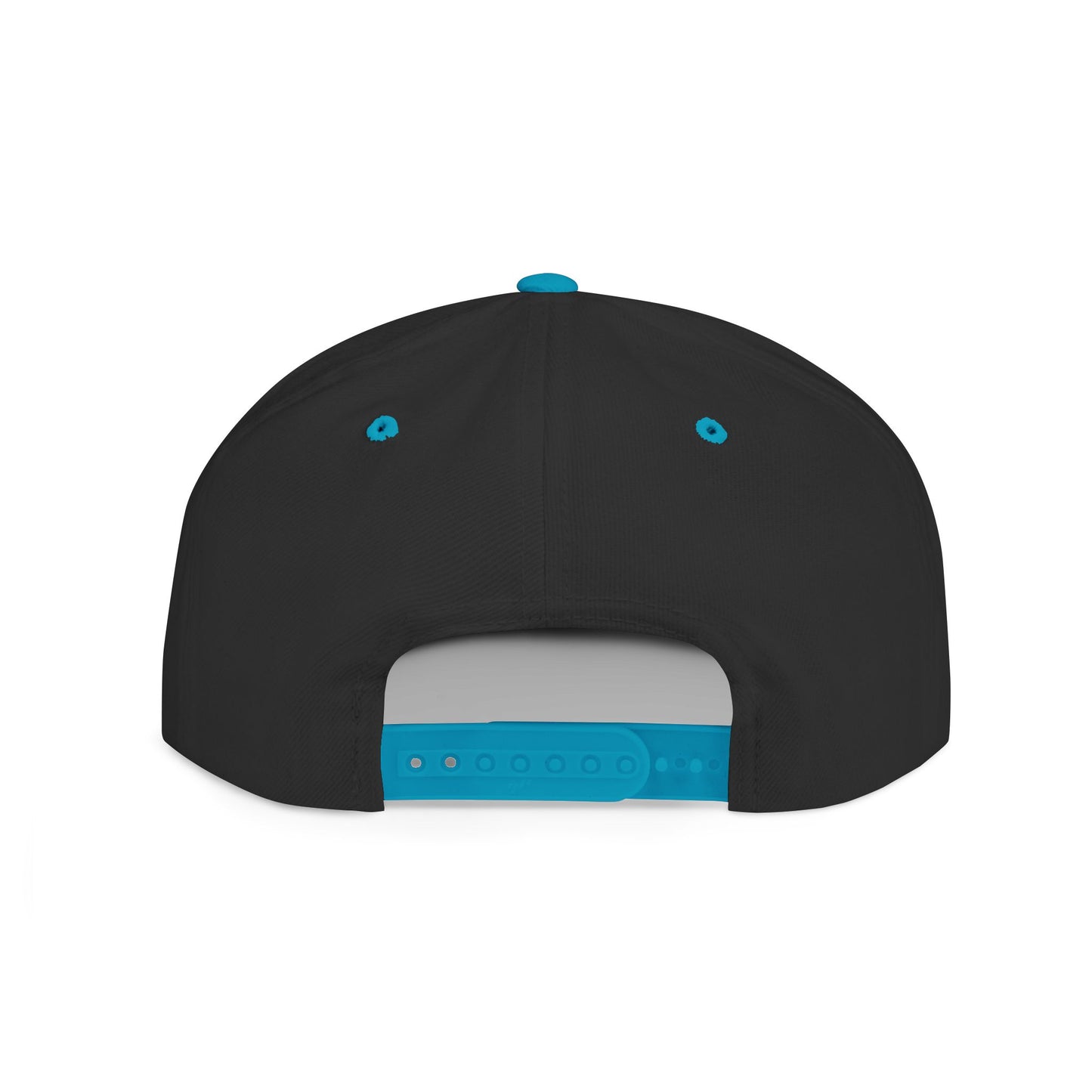True Sightings Logo Embroiderey Flat Bill Snapback Hat - Trendy Cap for Casual Outings