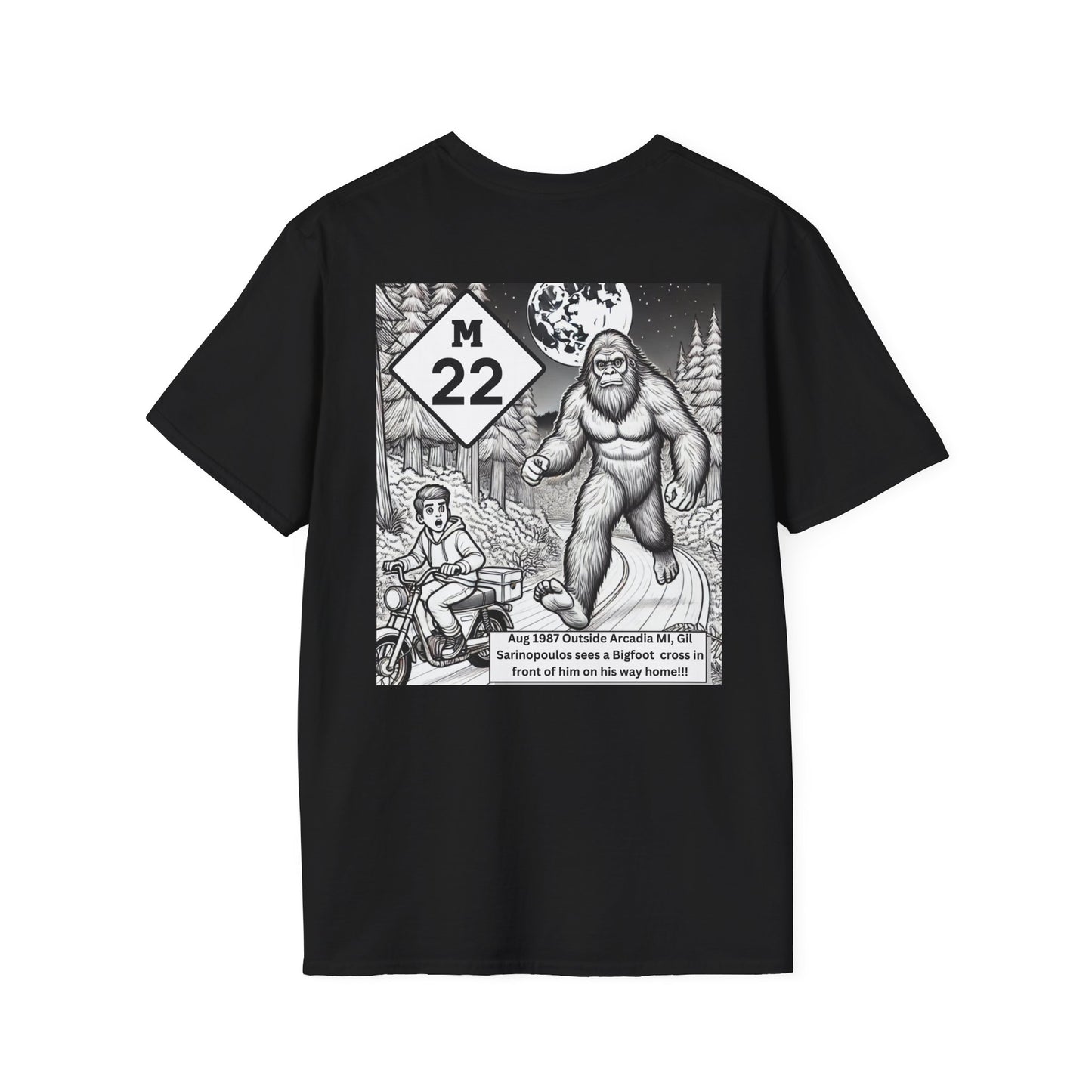 True Sightings Bigfoot Unisex T-Shirt - Fun and Playful Design for Adventure Lovers