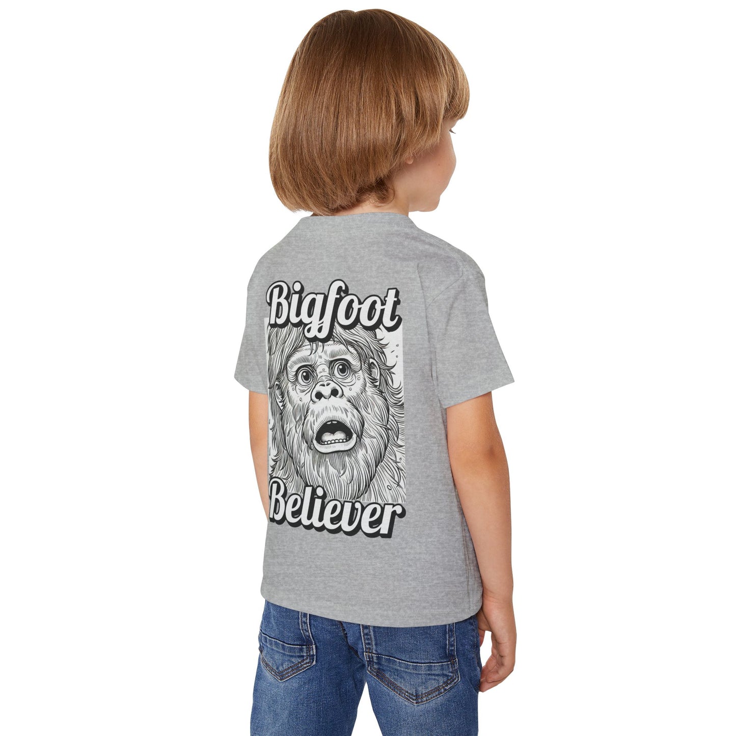 Bigfoot Believer Toddler T-Shirt - Fun and Creative Kids' Clothing for Imagination Lovers