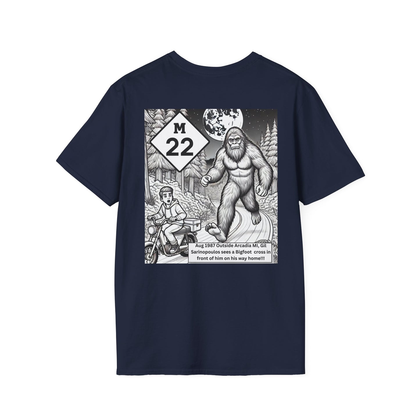 True Sightings Bigfoot Unisex T-Shirt - Fun and Playful Design for Adventure Lovers