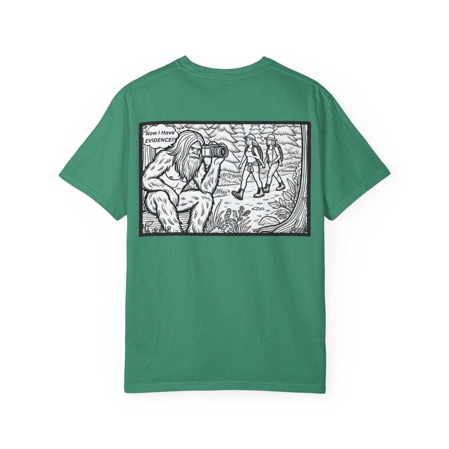 True Sightings Unisex Garment-Dyed T-Shirt – Bigfoot Coloring Books 2024