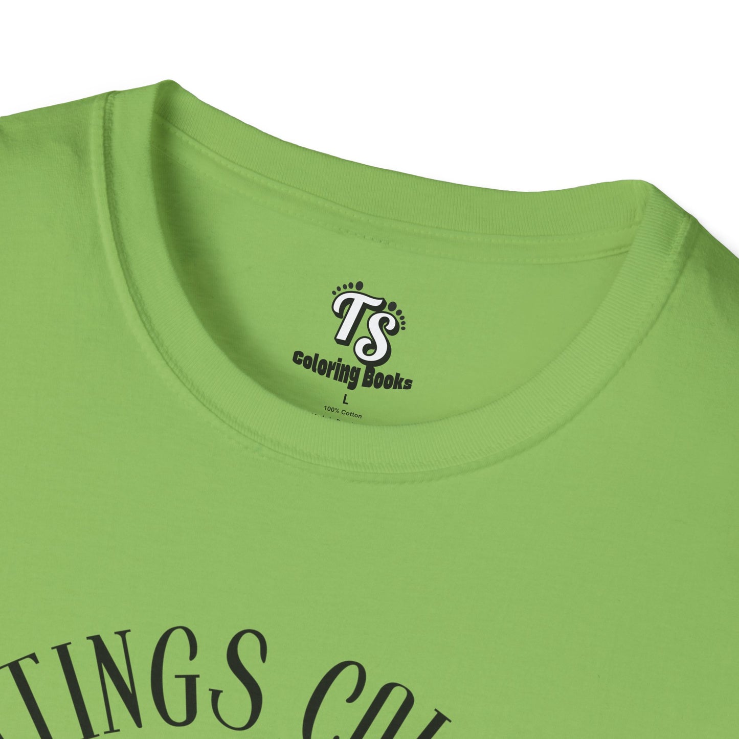 Michigan Dogman Unisex Softstyle T-Shirt - True Sightings Coloring Book Design
