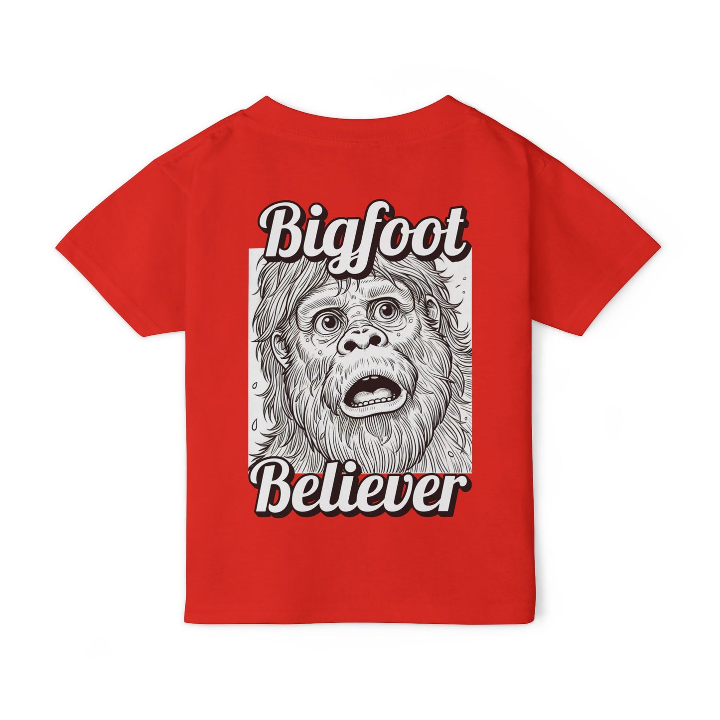 Bigfoot Believer Toddler T-Shirt - Fun and Creative Kids' Clothing for Imagination Lovers