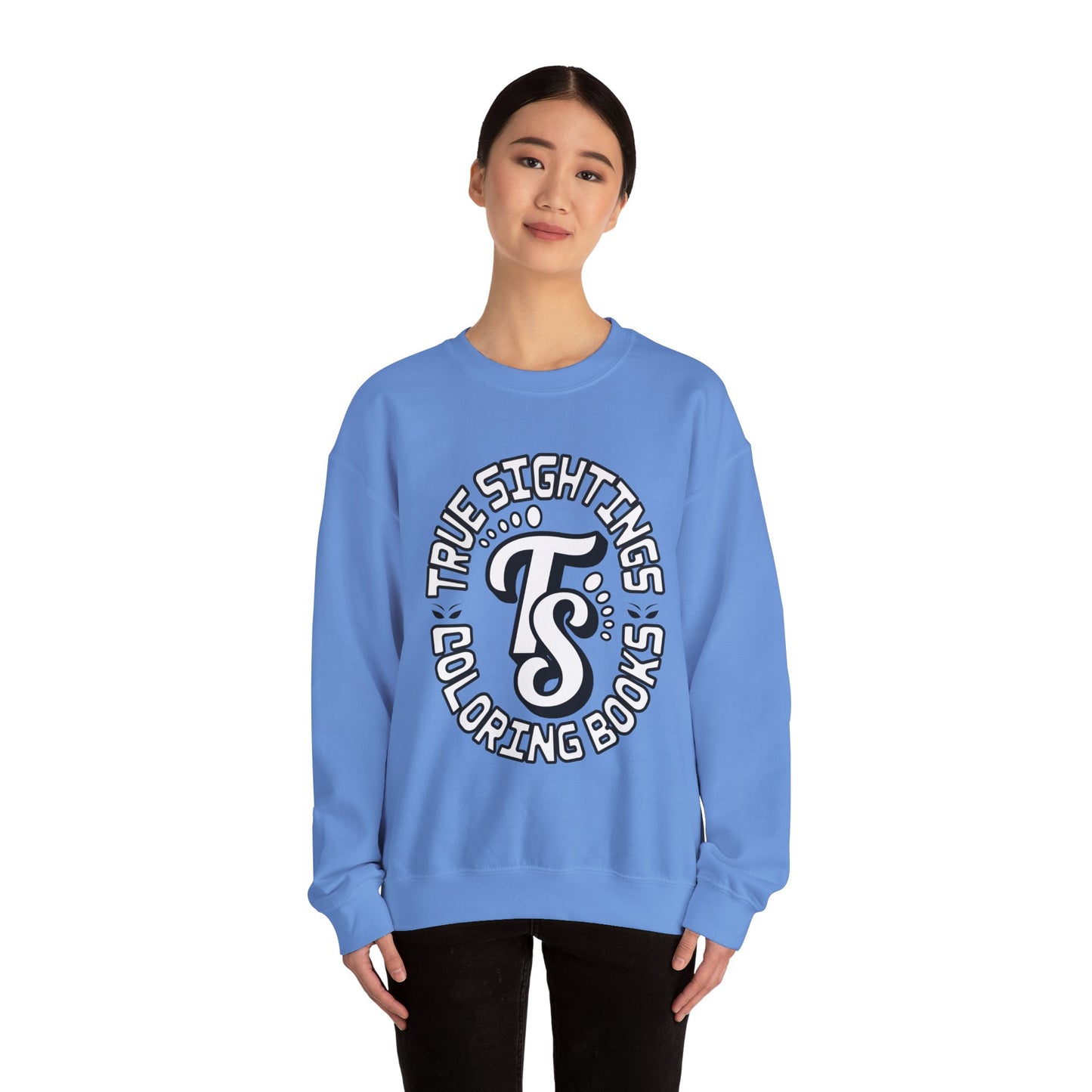 True Sightings Coloring Books Sweatshirt - Unisex Heavy Blend Crewneck