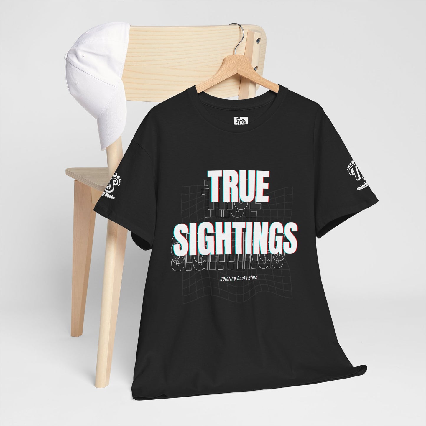 True Sightings Unisex Heavy Cotton Tee - Fun Graphic Tee for Adventure Lovers