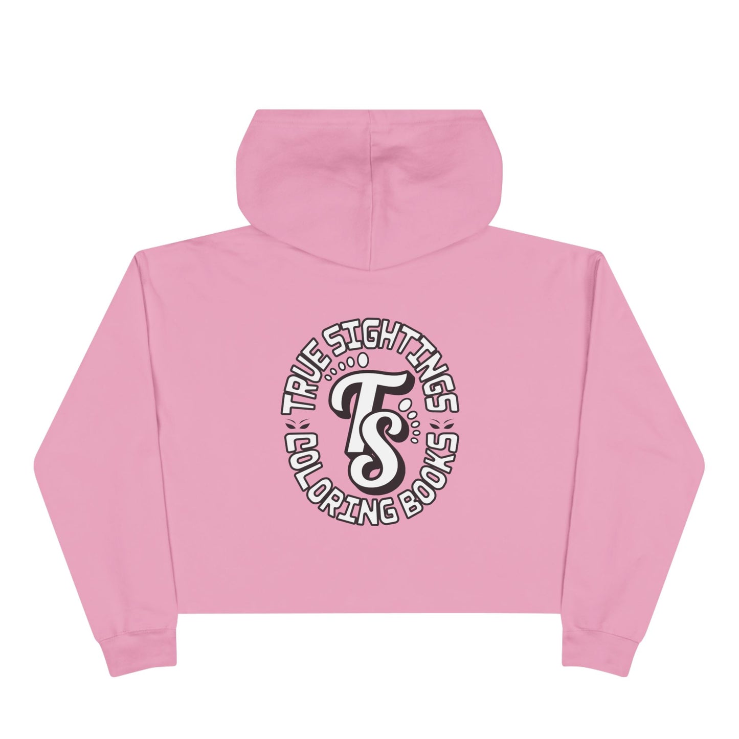 True Sightings Crop Hoodie – Fun & Quirky Sweatshirt for Coloring Book Lovers