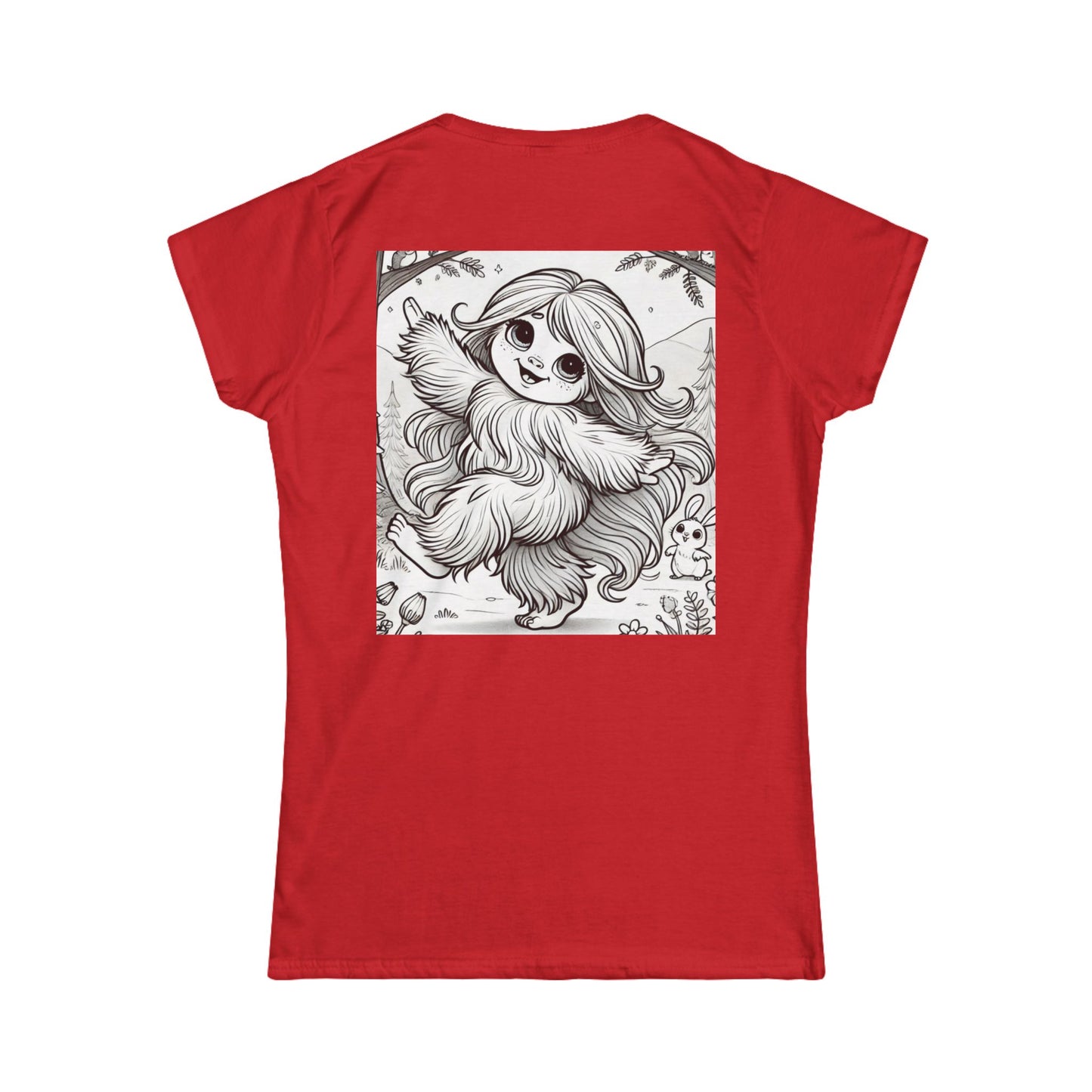 Women's Softstyle Tee - True Sightings Coloring Books Graphic Tee