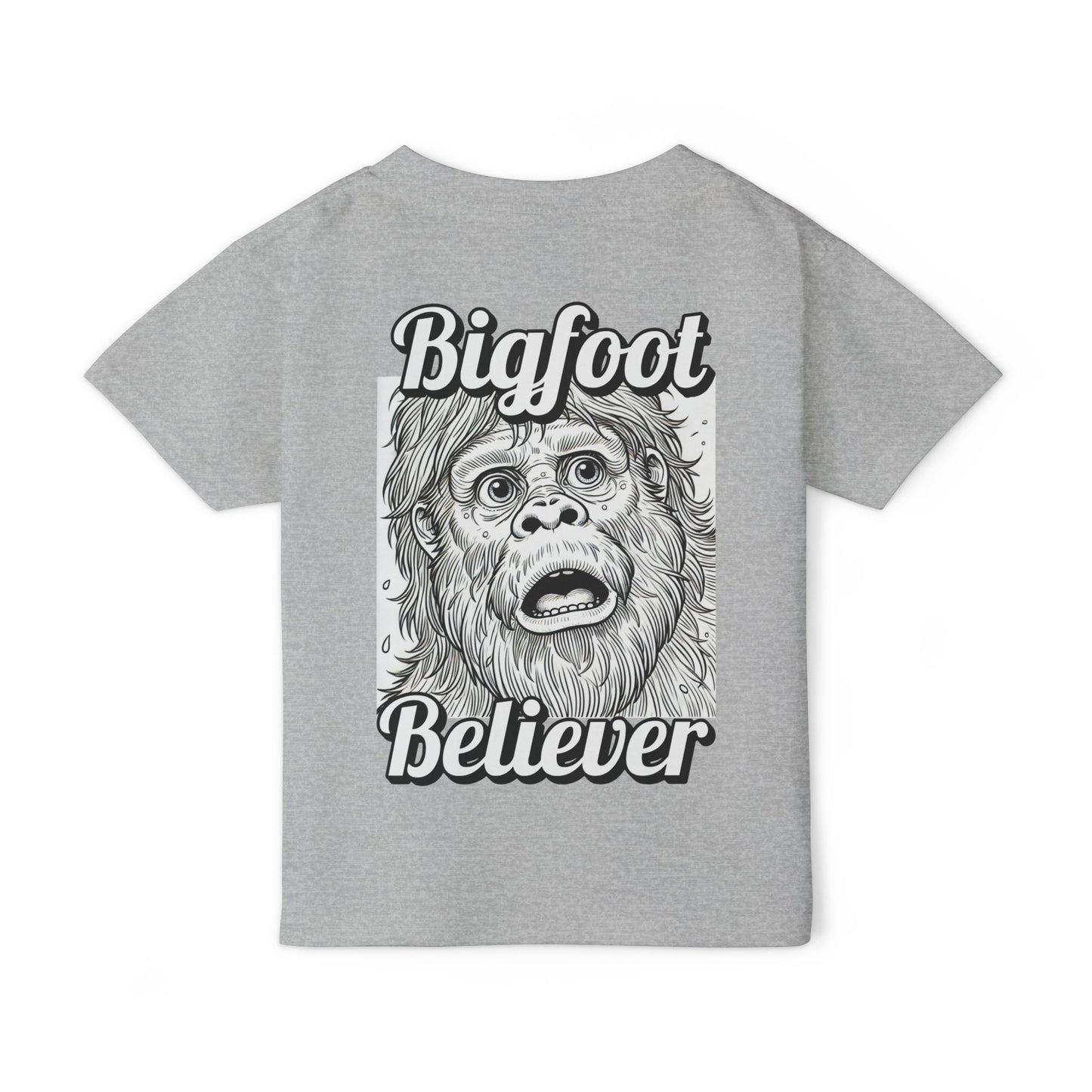 Bigfoot Believer Toddler T-Shirt - Fun and Creative Kids' Clothing for Imagination Lovers
