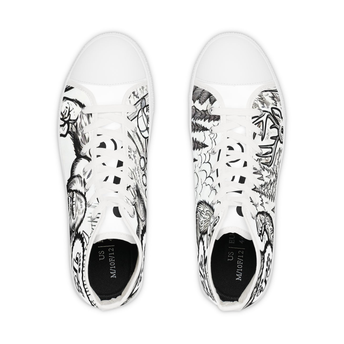 Adventure-Inspired High Top Sneakers - True Sightings Sneakers