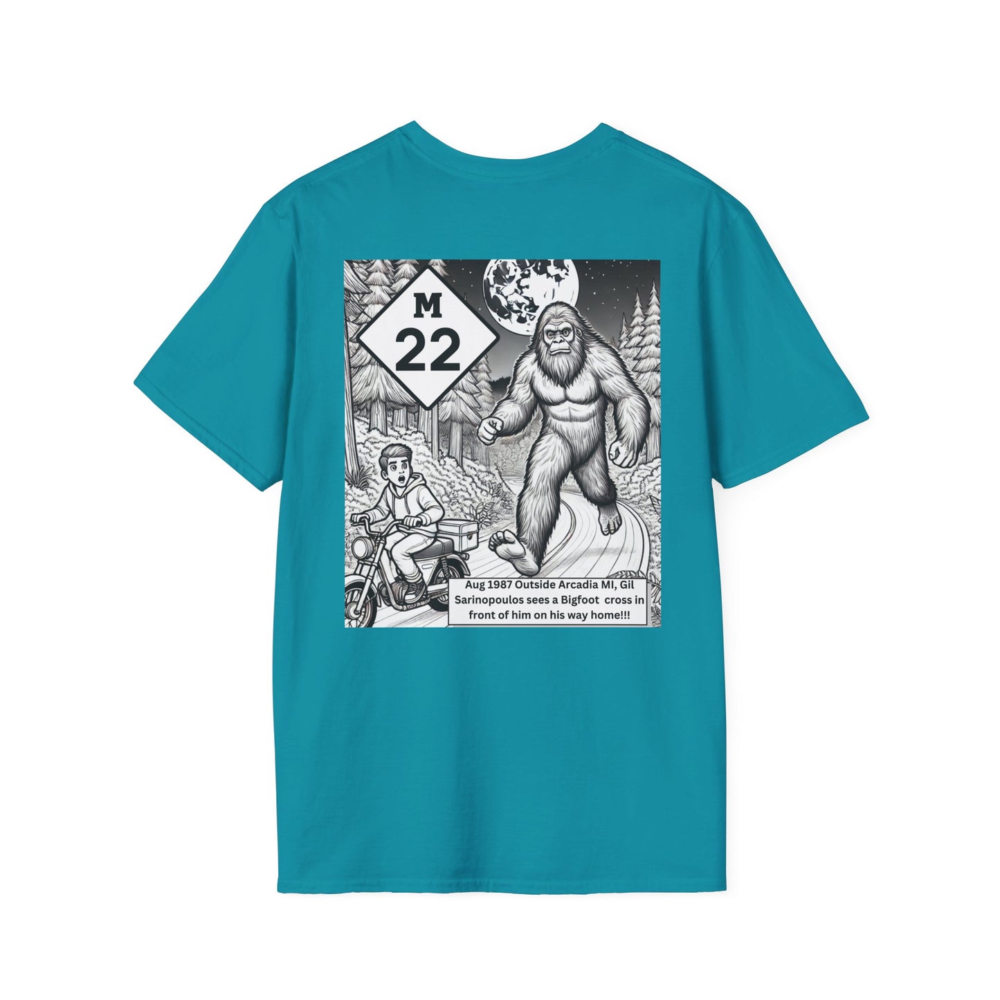 True Sightings Bigfoot Unisex T-Shirt - Fun and Playful Design for Adventure Lovers
