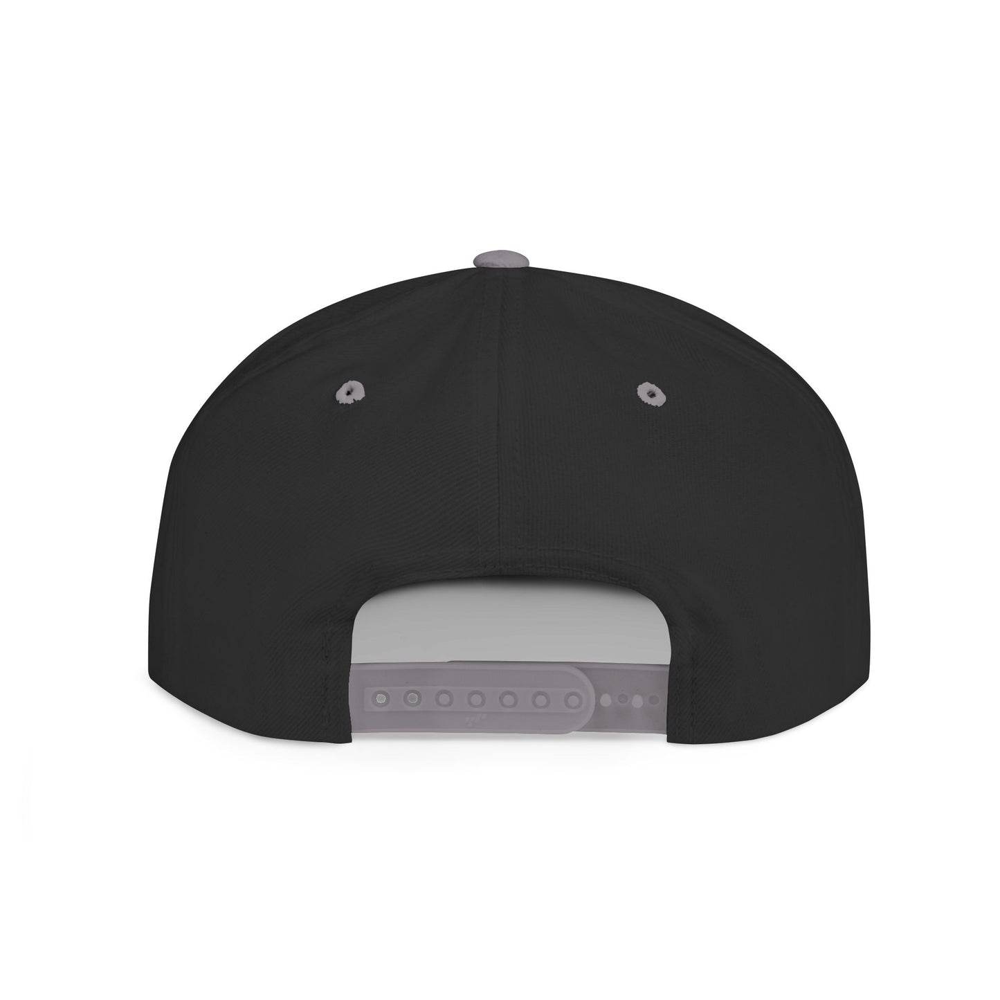 True Sightings Logo Embroiderey Flat Bill Snapback Hat - Trendy Cap for Casual Outings