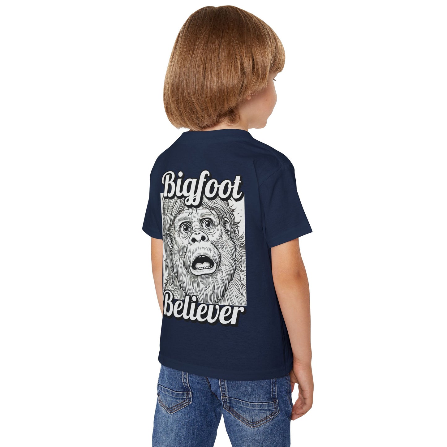 Bigfoot Believer Toddler T-Shirt - Fun and Creative Kids' Clothing for Imagination Lovers