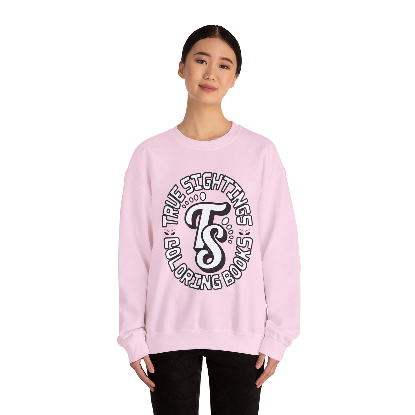True Sightings Coloring Books Sweatshirt - Unisex Heavy Blend Crewneck