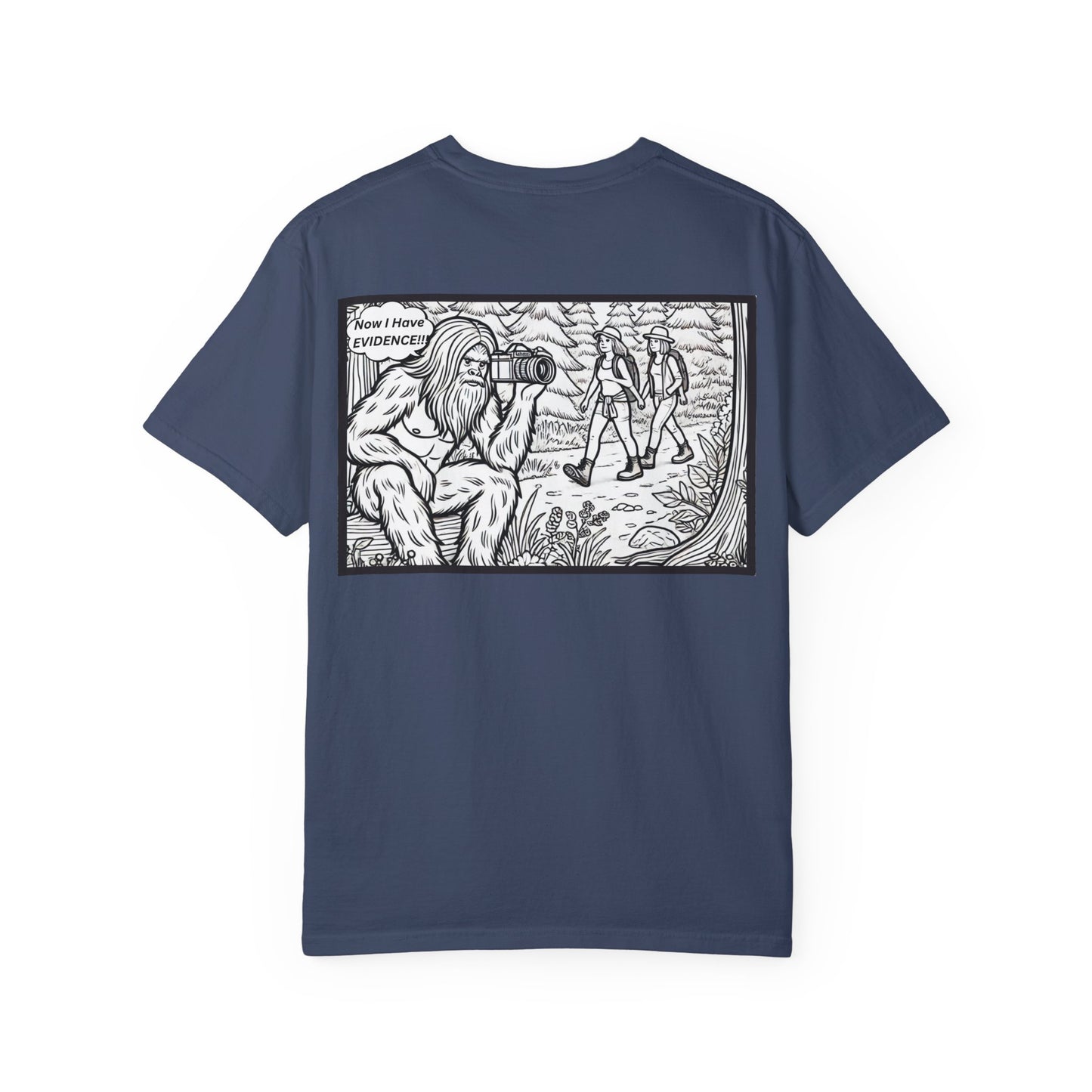 True Sightings Unisex Garment-Dyed T-Shirt – Bigfoot Coloring Books 2024
