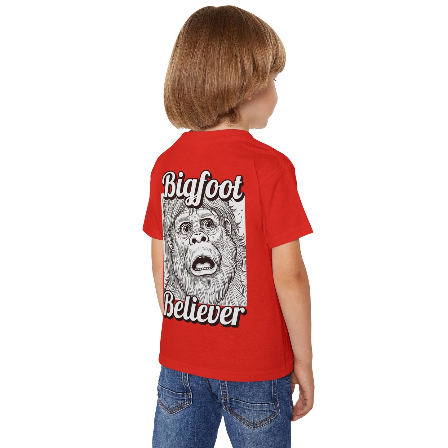 Bigfoot Believer Toddler T-Shirt - Fun and Creative Kids' Clothing for Imagination Lovers
