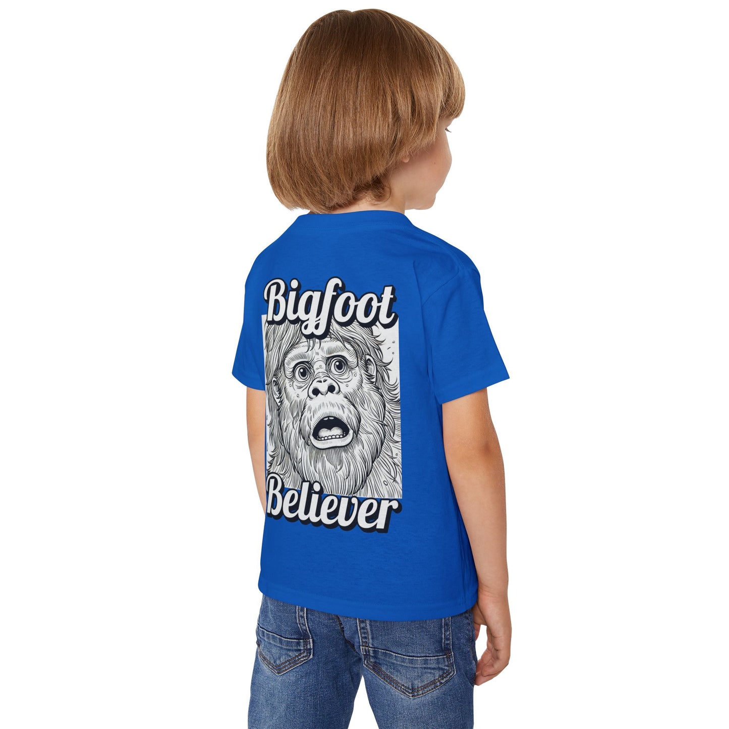 Bigfoot Believer Toddler T-Shirt - Fun and Creative Kids' Clothing for Imagination Lovers