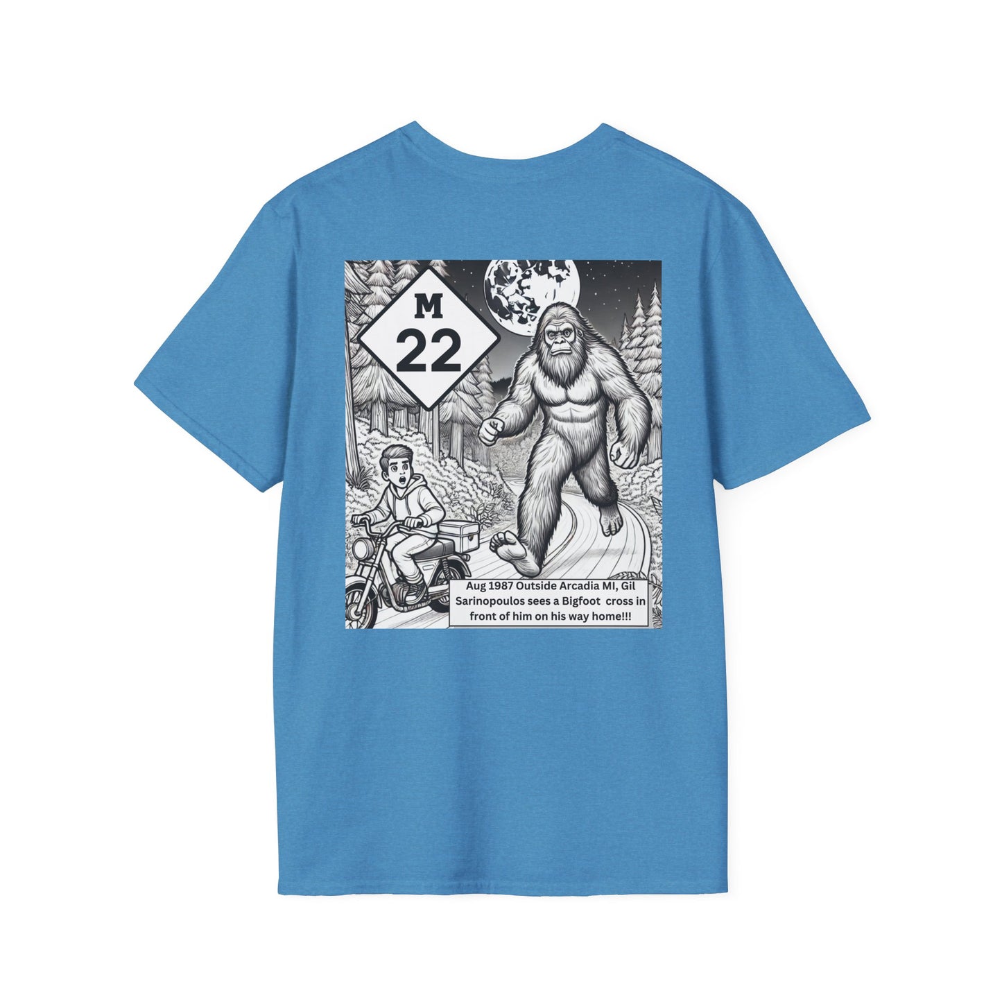 True Sightings Bigfoot Unisex T-Shirt - Fun and Playful Design for Adventure Lovers