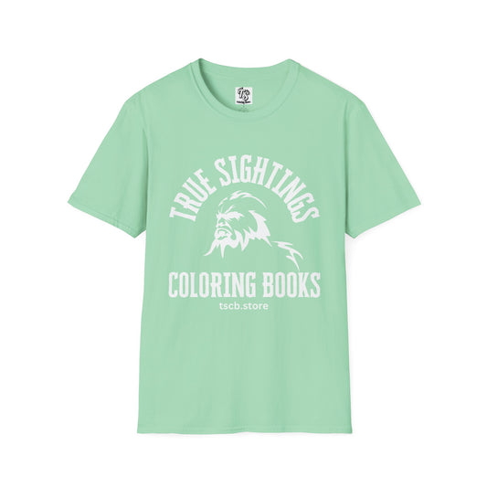 Bigfoot True Sightings Coloring Books Unisex T-Shirt