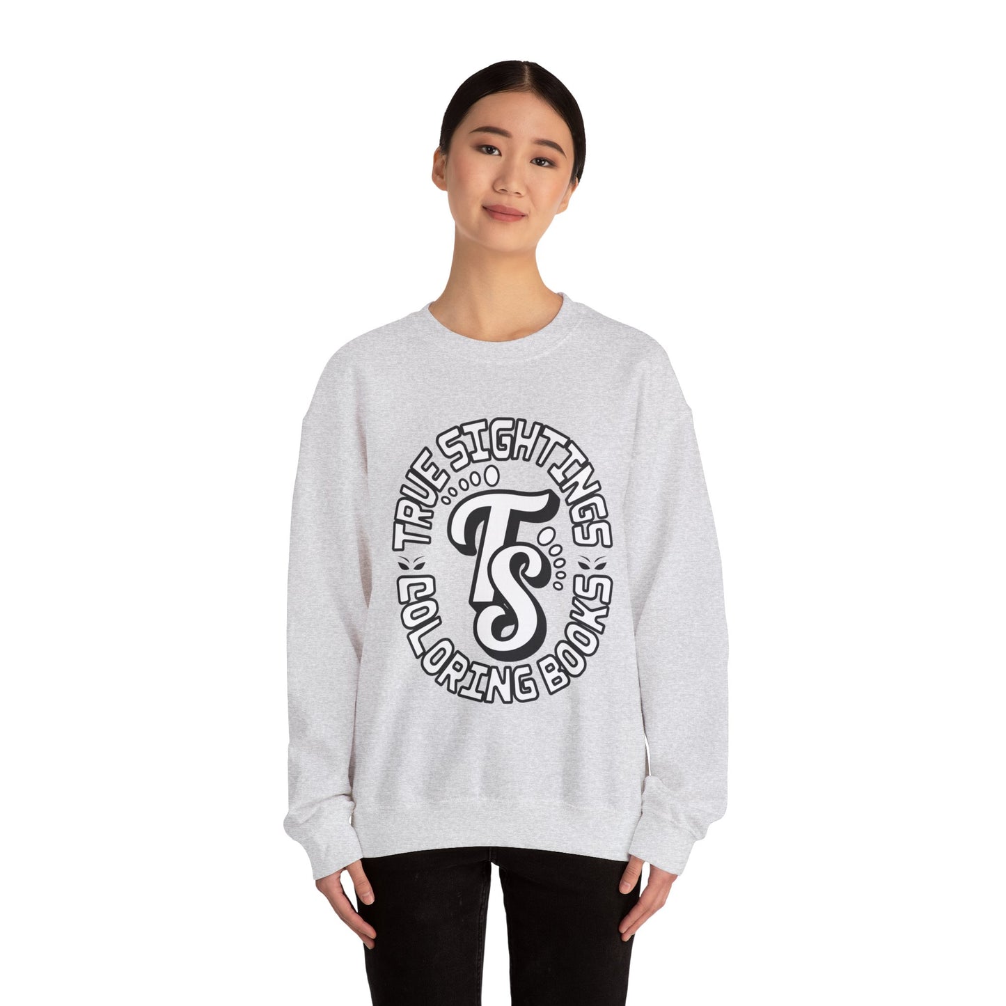 True Sightings Coloring Books Sweatshirt - Unisex Heavy Blend Crewneck