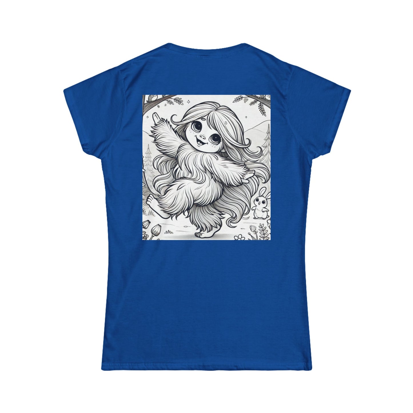 Women's Softstyle Tee - True Sightings Coloring Books Graphic Tee