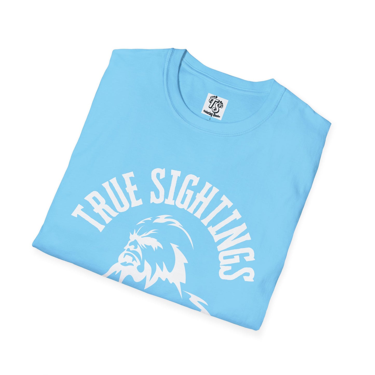 Bigfoot True Sightings Coloring Books Unisex T-Shirt
