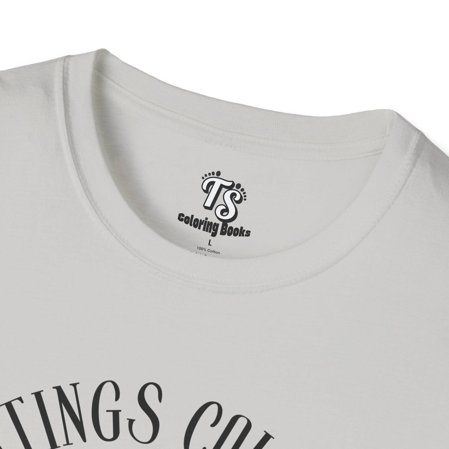 Michigan Dogman Unisex Softstyle T-Shirt - True Sightings Coloring Book Design