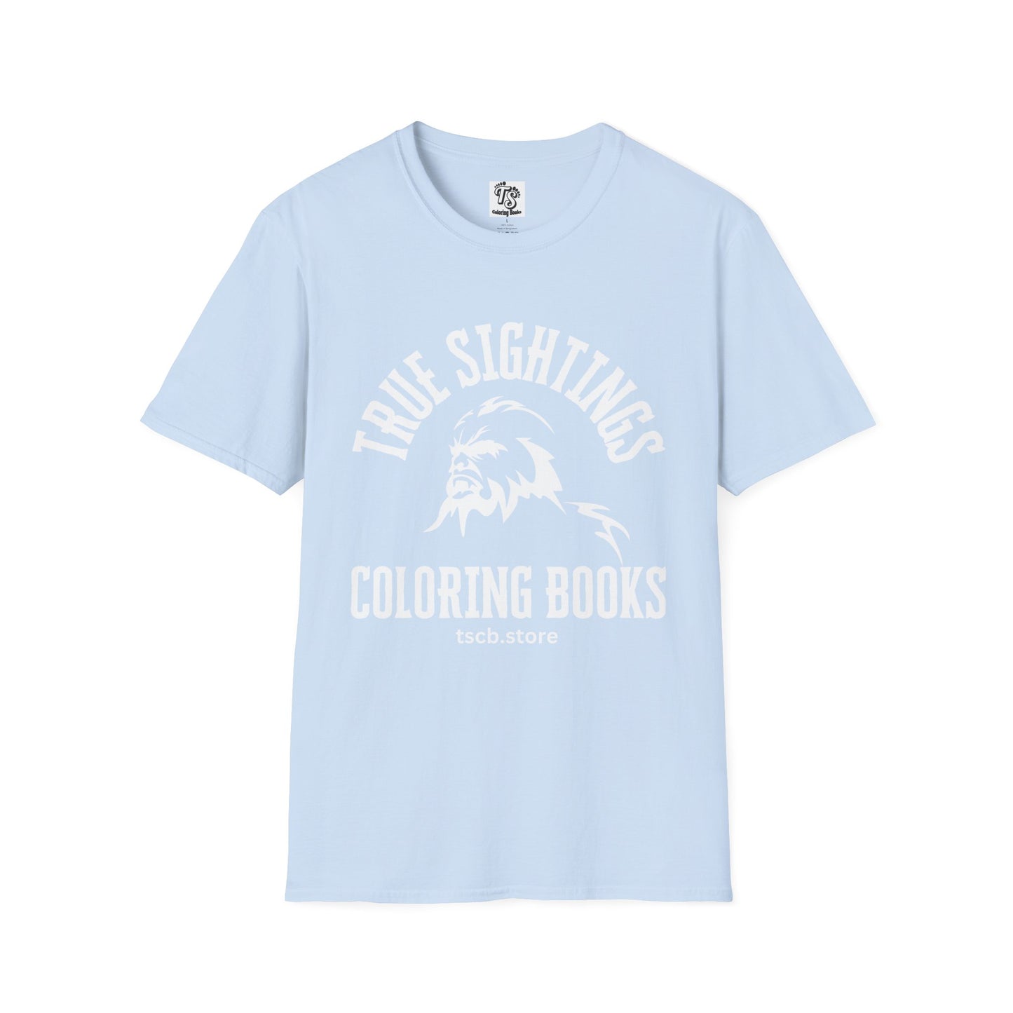 Bigfoot True Sightings Coloring Books Unisex T-Shirt