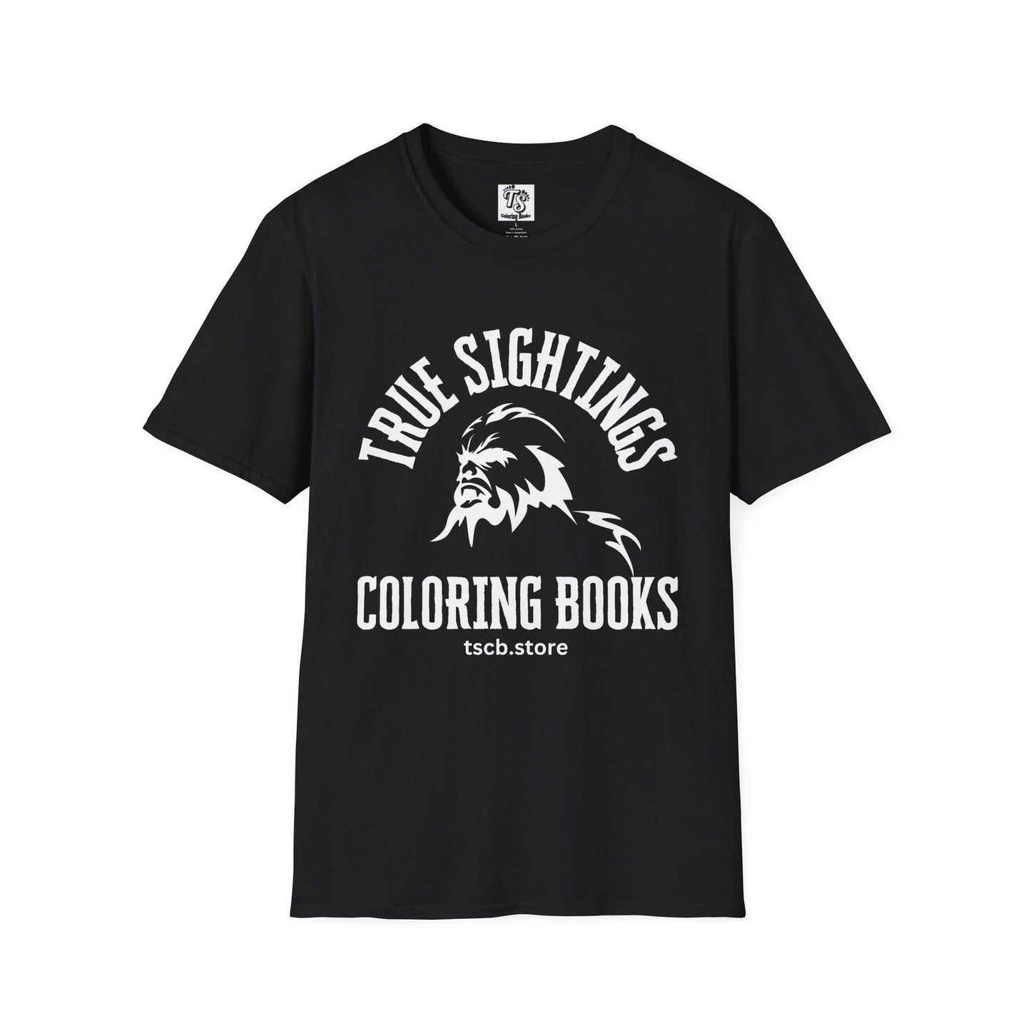 Bigfoot True Sightings Coloring Books Unisex T-Shirt
