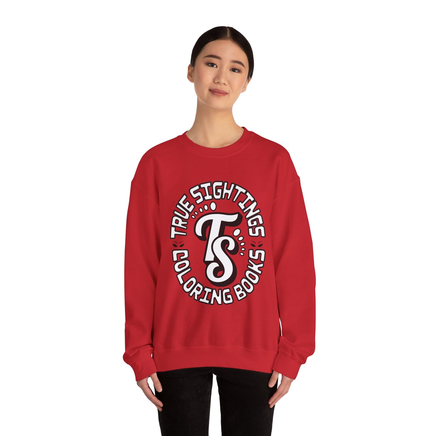 True Sightings Coloring Books Sweatshirt - Unisex Heavy Blend Crewneck