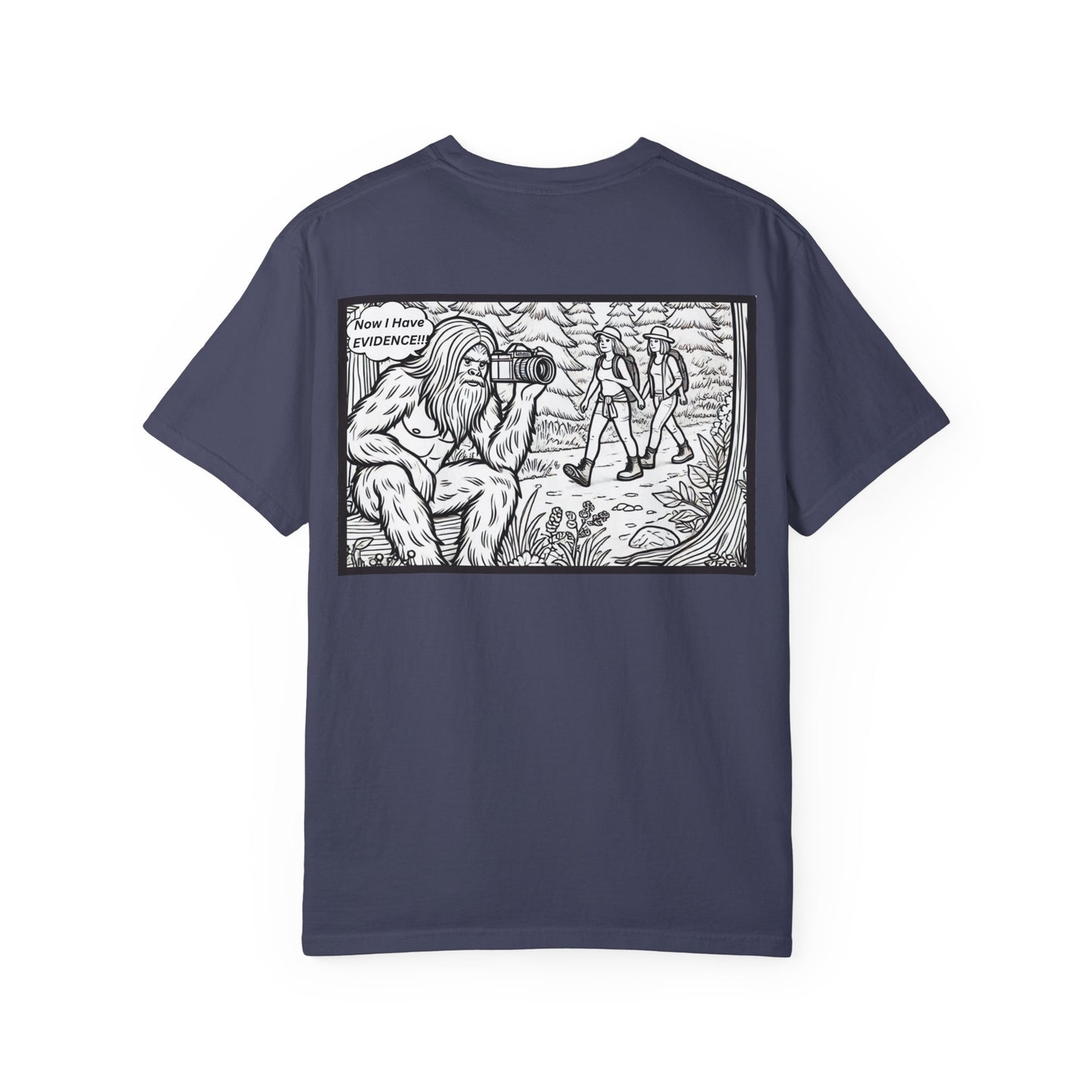 True Sightings Unisex Garment-Dyed T-Shirt – Bigfoot Coloring Books 2024