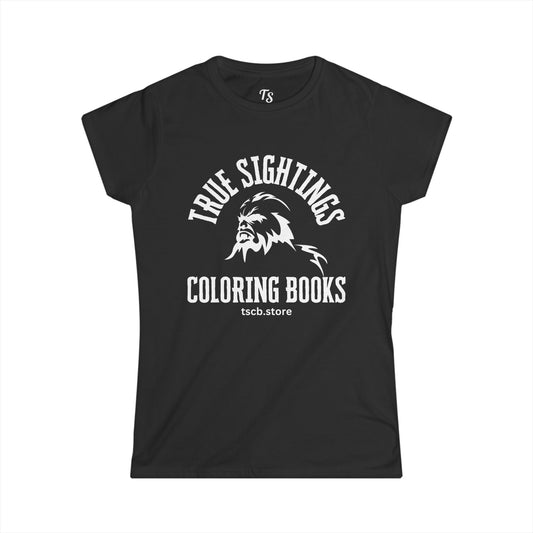 Women&#039;s Softstyle Tee - True Sightings Coloring Books Graphic Tee