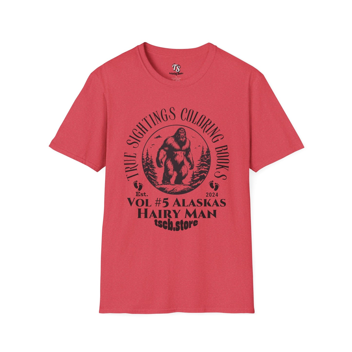 Sasquatch Adventure T-Shirt - True Sightings Coloring Book Series