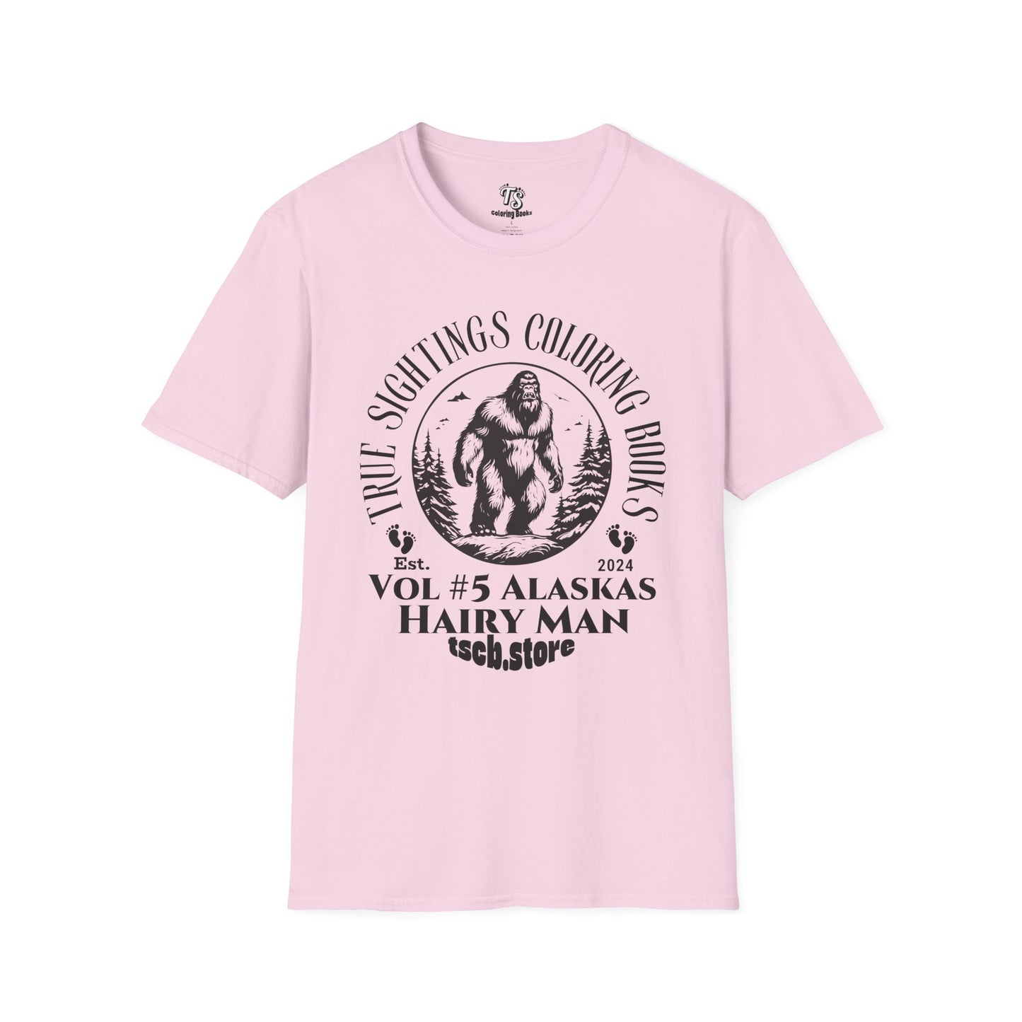 Sasquatch Adventure T-Shirt - True Sightings Coloring Book Series
