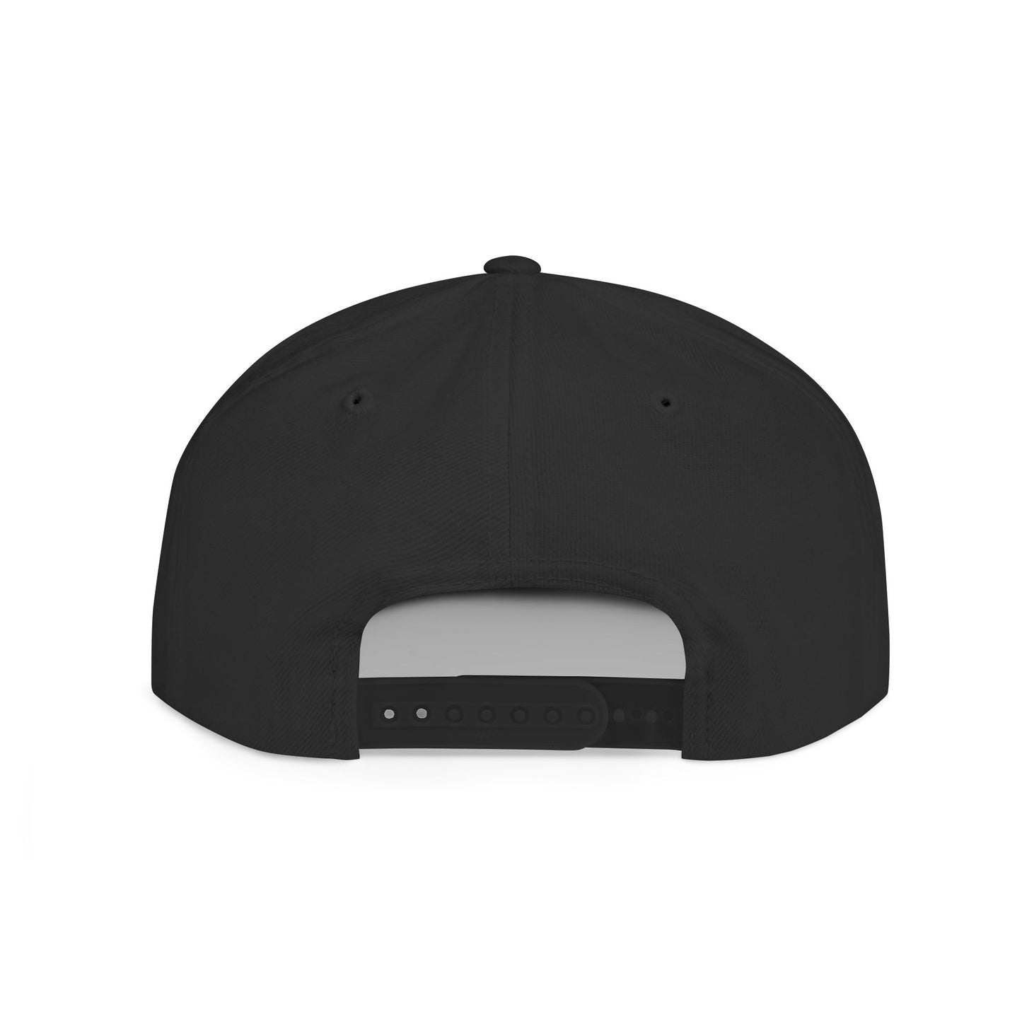 True Sightings Logo Embroiderey Flat Bill Snapback Hat - Trendy Cap for Casual Outings