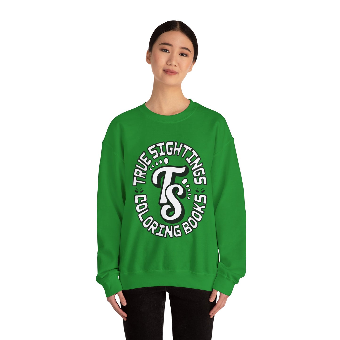 True Sightings Coloring Books Sweatshirt - Unisex Heavy Blend Crewneck