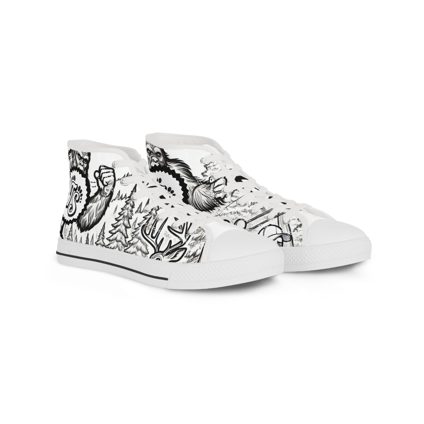 Adventure-Inspired High Top Sneakers - True Sightings Sneakers
