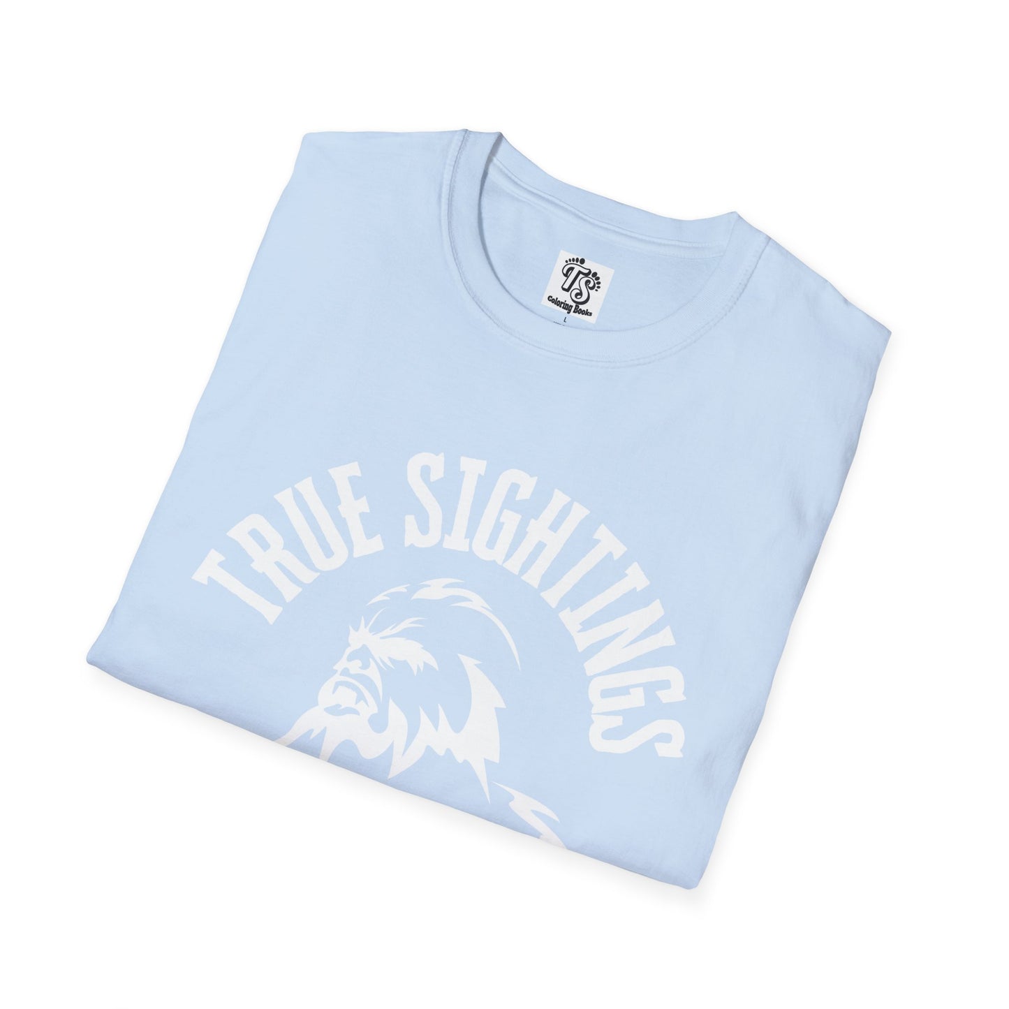 Bigfoot True Sightings Coloring Books Unisex T-Shirt
