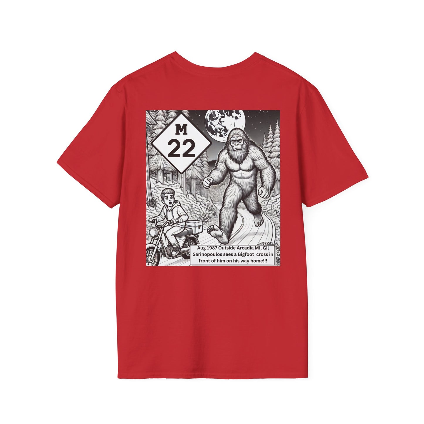 True Sightings Bigfoot Unisex T-Shirt - Fun and Playful Design for Adventure Lovers