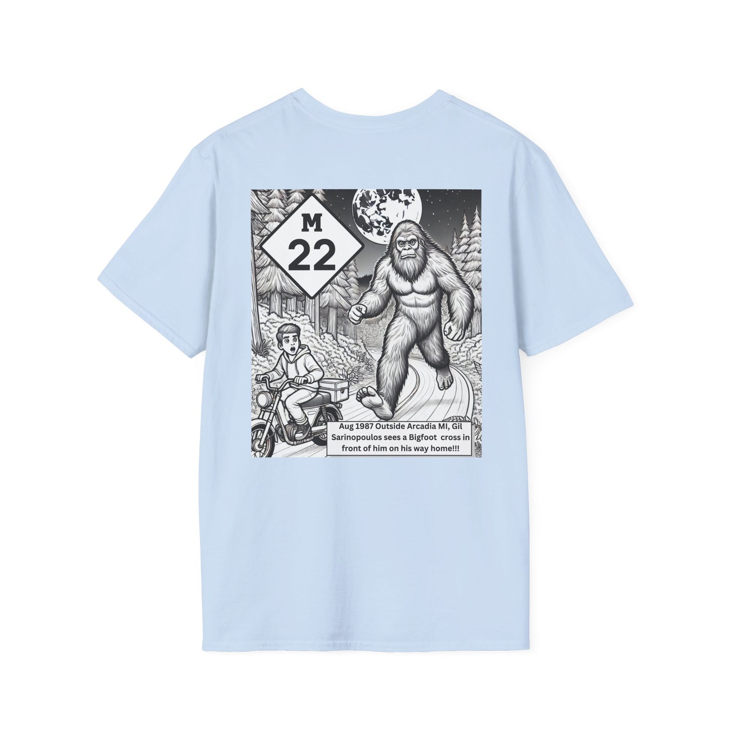 True Sightings Bigfoot Unisex T-Shirt - Fun and Playful Design for Adventure Lovers